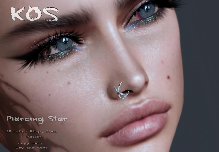 .KOS. Nose Piercing Star