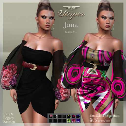 Utopia Jana black & Full Pack LLR