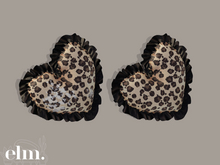 Elm. Sweetheart Cushions//Brown Leopard