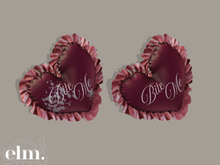 Elm. Sweetheart Cushions//Bite Me