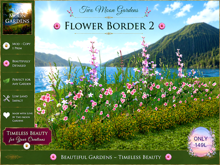 Flower Border 2 - Garden Flowers