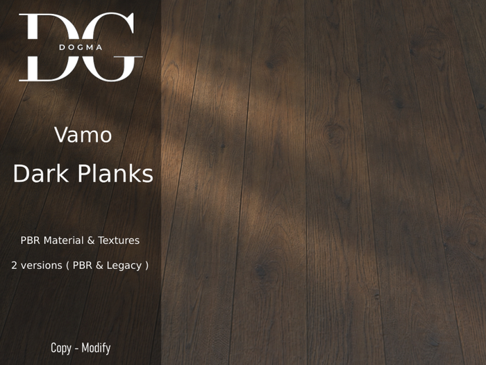 [Dogma] Vamo Dark Planks PBR/NON PBR Fatpack