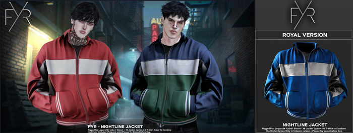 FYR - Nightline Jacket - Royal