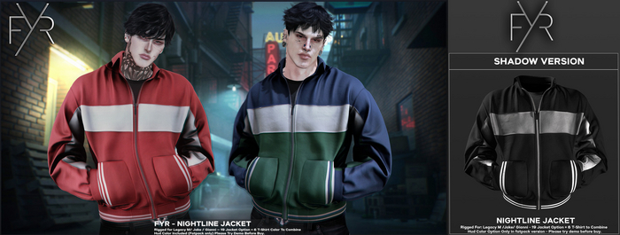 FYR - Nightline Jacket - Shadow