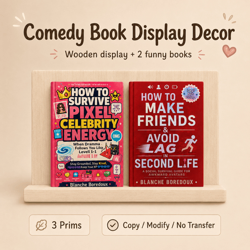 Comedy Book Display Decor