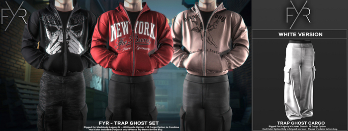 FYR - Trap Ghost Cargo - White