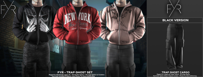 FYR - Trap Ghost Cargo - Black