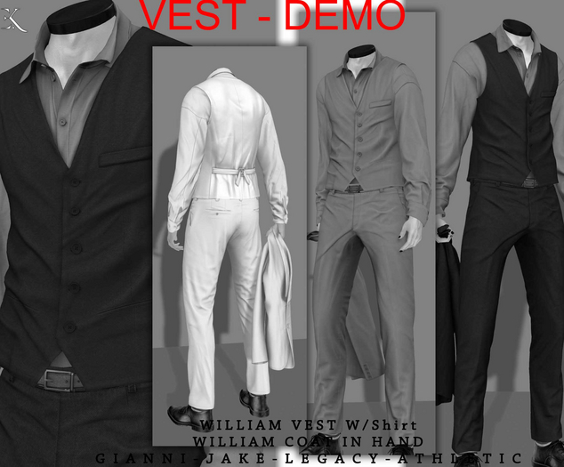 E.K - William - Vest - DEMO{ADD - ME}