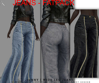 E.K - Jenny - Wide leg Jeans - FATPACK{ADD - ME}