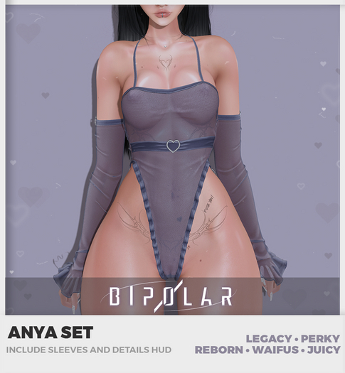Bipolar - Anya Set - Blue Graphite