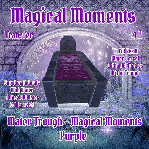 DFS Water Trough - Magical Moments Purple