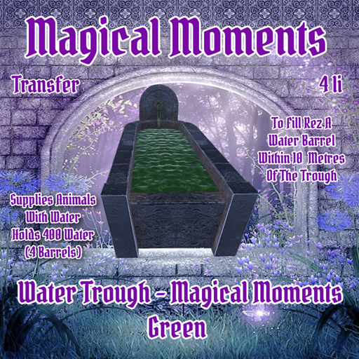 DFS Water Trough - Magical Moments Green