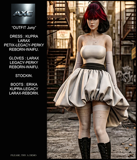 AXE "OUTFIT JUNY" LARAX-LEGACY-REBORN.