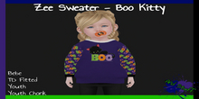 :And Stuff: Zee Sweater - Child - Boo Kitty