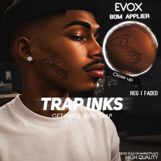Trap Ink's - Sinners Face Tat