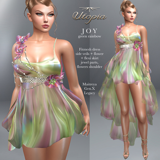 Utopia Joy rainbow green *Updated