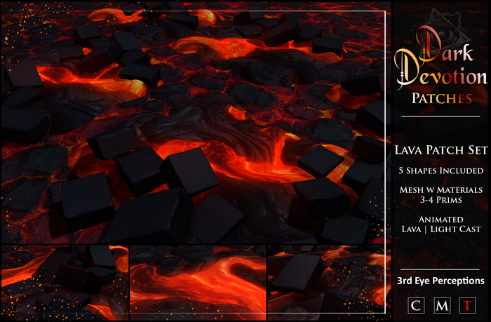 Dark Devotion Lava Patch // Set