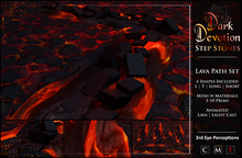Dark Devotion Lava Step Stones Path // Set