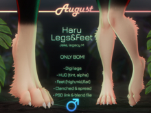 [• AUGUST •] - Haru Legs&Feet (Male)