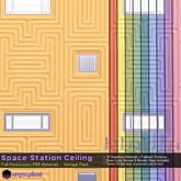 onyx.pixel - Materials - Space Station Ceiling - Vintage Tones