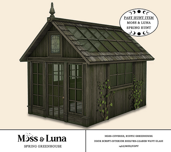 Moss & Luna- Spring Greenhouse (add)