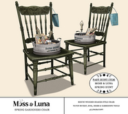 Moss & Luna- Spring Gardeners Chair (add)