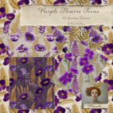 M/M (FPM) Purple Flowers Ferns (32) Box (Add Me)