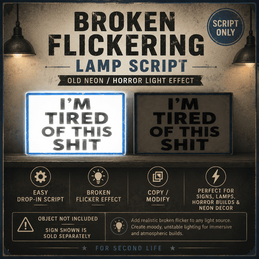 Broken Flickering Lamp Script