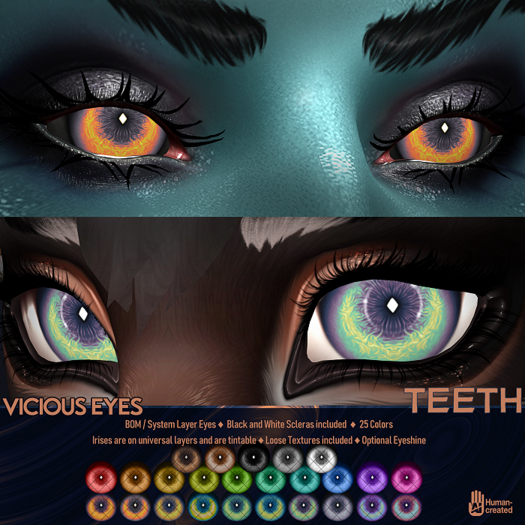 Second Life Marketplace - [T] // Vicious Eyes