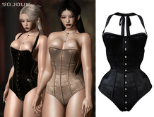 SOJOUR - Henrieta pushup corset - black