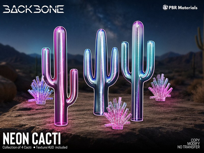 BackBone Neon Cacti