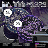 BackBone Moonlight Mood - Moth Rug (black)
