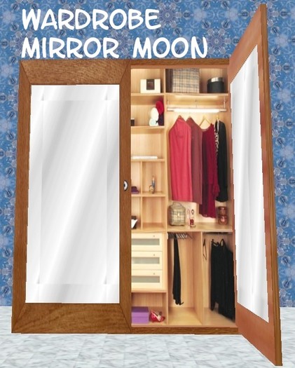 Wardrobe Mirror Moon ( rezz box)