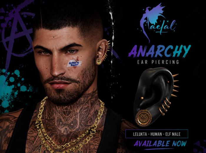 FaeTal - Anarchy LeLutka Earrings Male Fatpack DEMO