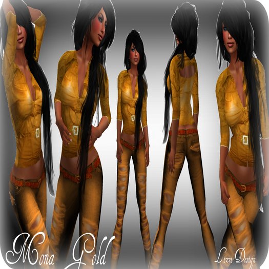 Cheapskates... Lizzi Design - Mona Gold