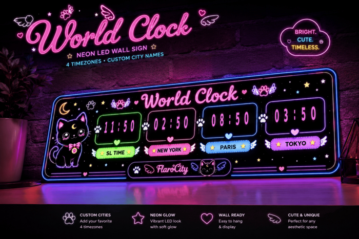 FlaroCity World Clock