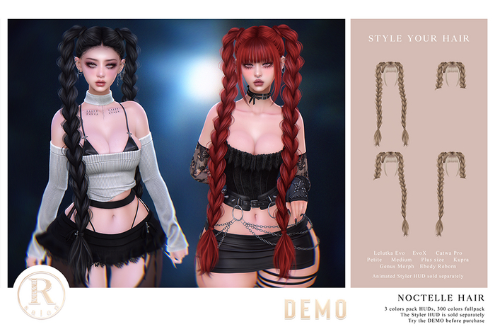 RAMA.SALON - Noctelle Hair 'DEMO'