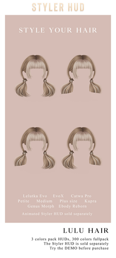 RAMA.SALON - Lulu Hair Styler HUD