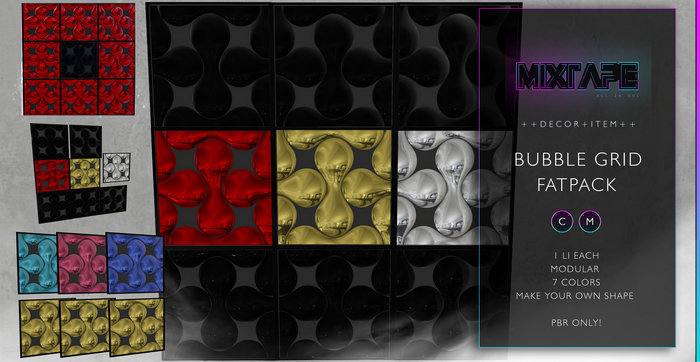MIXTAPE  - bubble grid - FP  DECOR