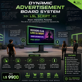 Dynamic Advertisement Board System LSL Script FULL PERM – Rotating Billboard, Smart Ad Display and Featured Ads