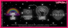 LetMeGlow Pride Collection 01 - LOVE IS LOVE NEON SIGN