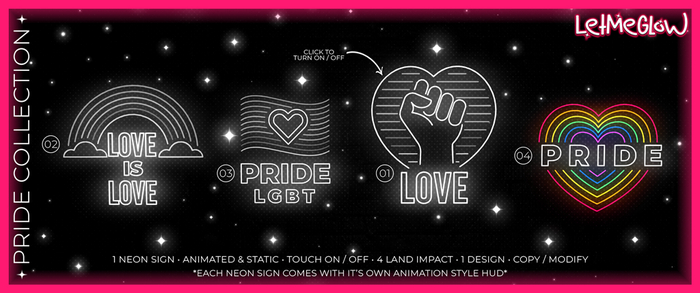 LetMeGlow Pride Collection 04 - PRIDE NEON SIGN