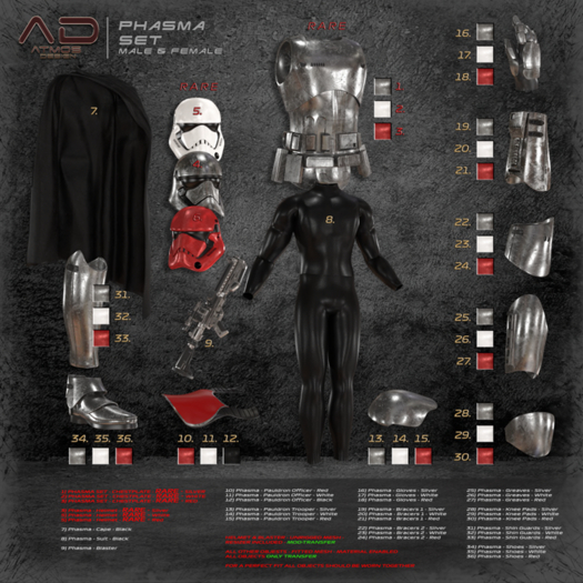 22 [AD] - Phasma - BRACERS 2 - Silver - GIANNI