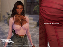 TETRA - Eclipse Top (Burgundy)