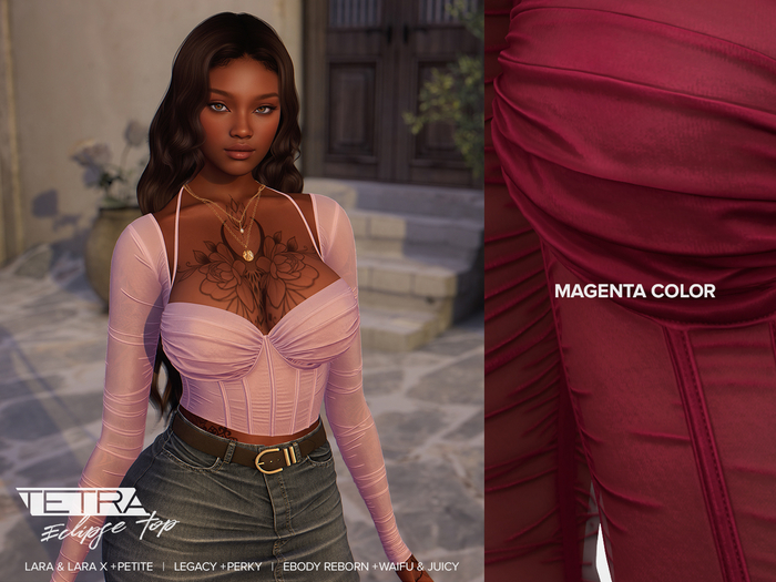 TETRA - Eclipse Top (Magenta)