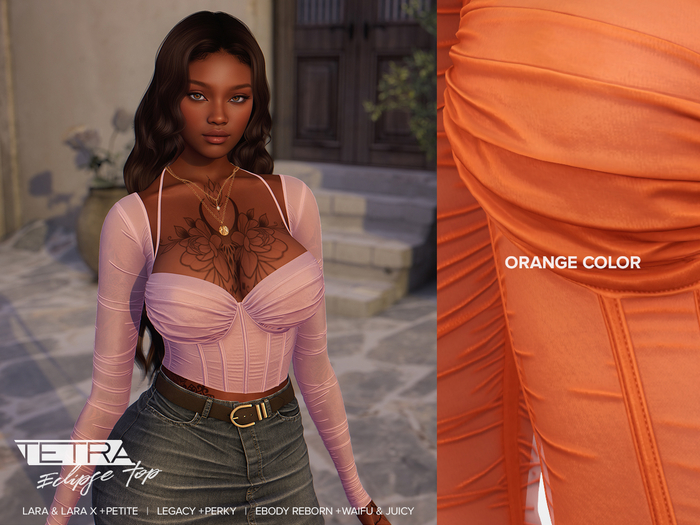 TETRA - Eclipse Top (Orange)