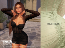 TETRA - Eclipse Dress (Melon)