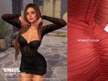 TETRA - Eclipse Dress (Scarlet)
