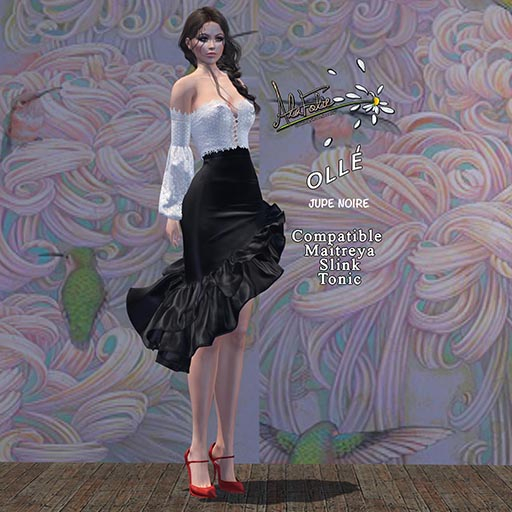 AlaFolie - OLLE jupe noire ( wear to unpack)