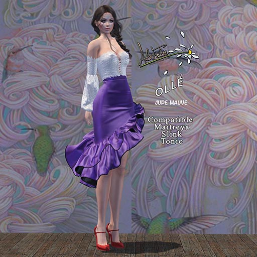 AlaFolie - OLLE jupe  mauve ( wear to unpack)